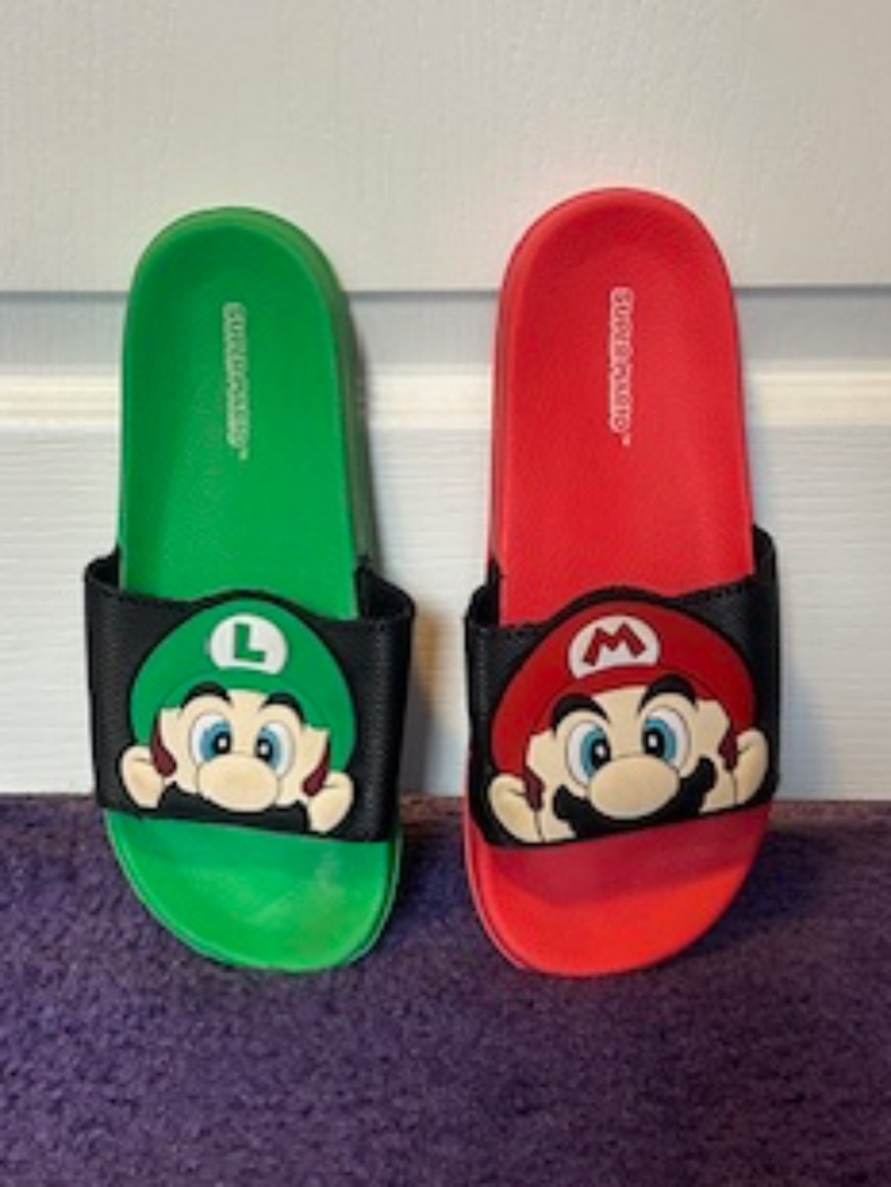 SuperMario, Mario and Luigi Kids slides, Size 3-4